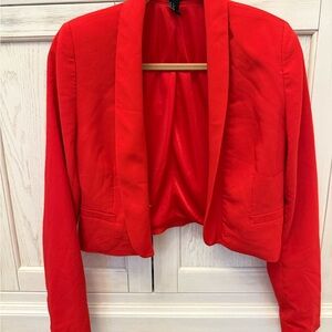 Forever 21 Bold Scarlet Blazer